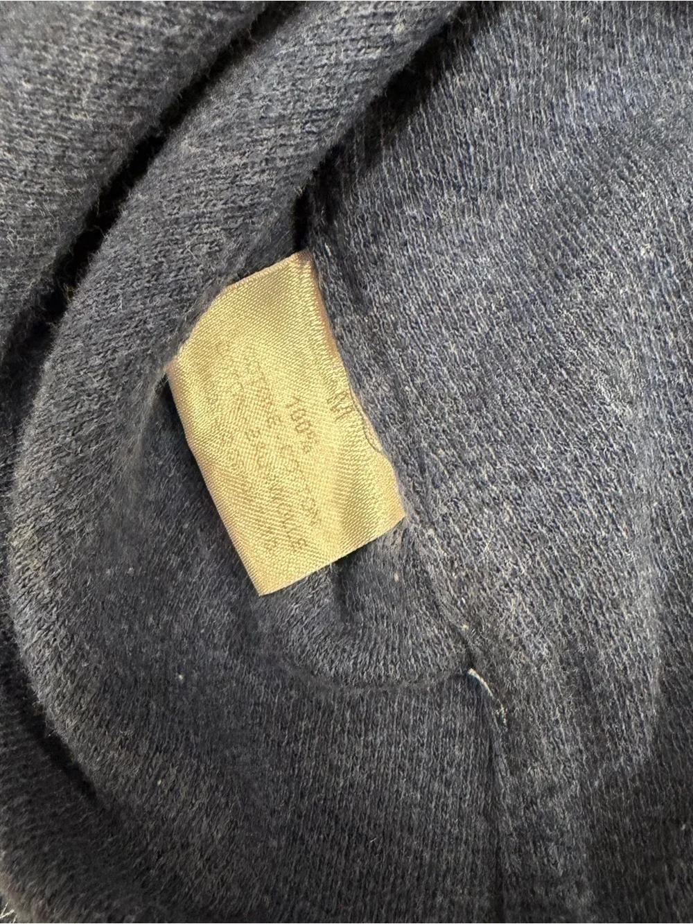 Paul Stuart Navy Long-Sleeve Knit Western Shirt - Medium